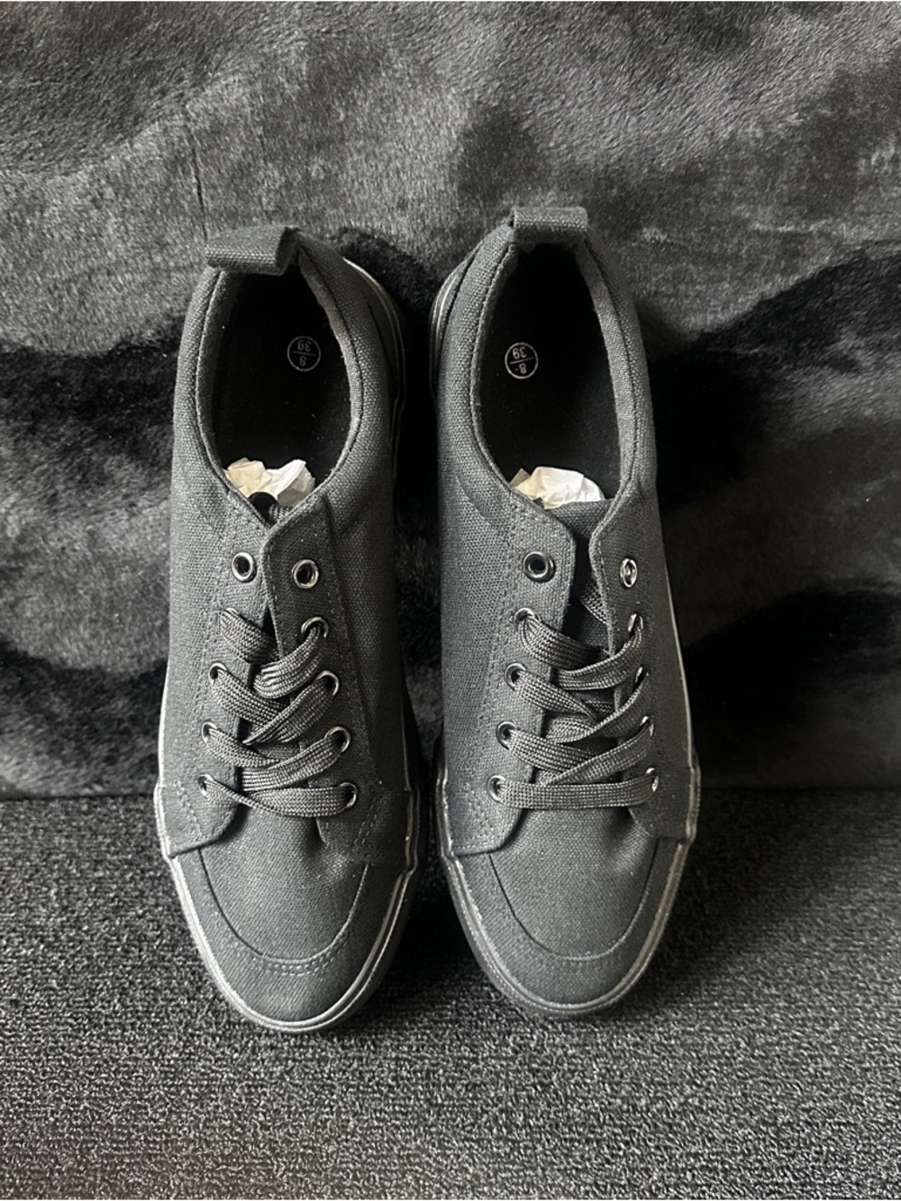 Canvas Lace Up Sneakers